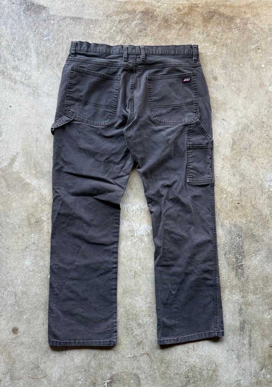 Black Dickies Canvas Carpenter Pants Size 36x30 Straight Leg Fit